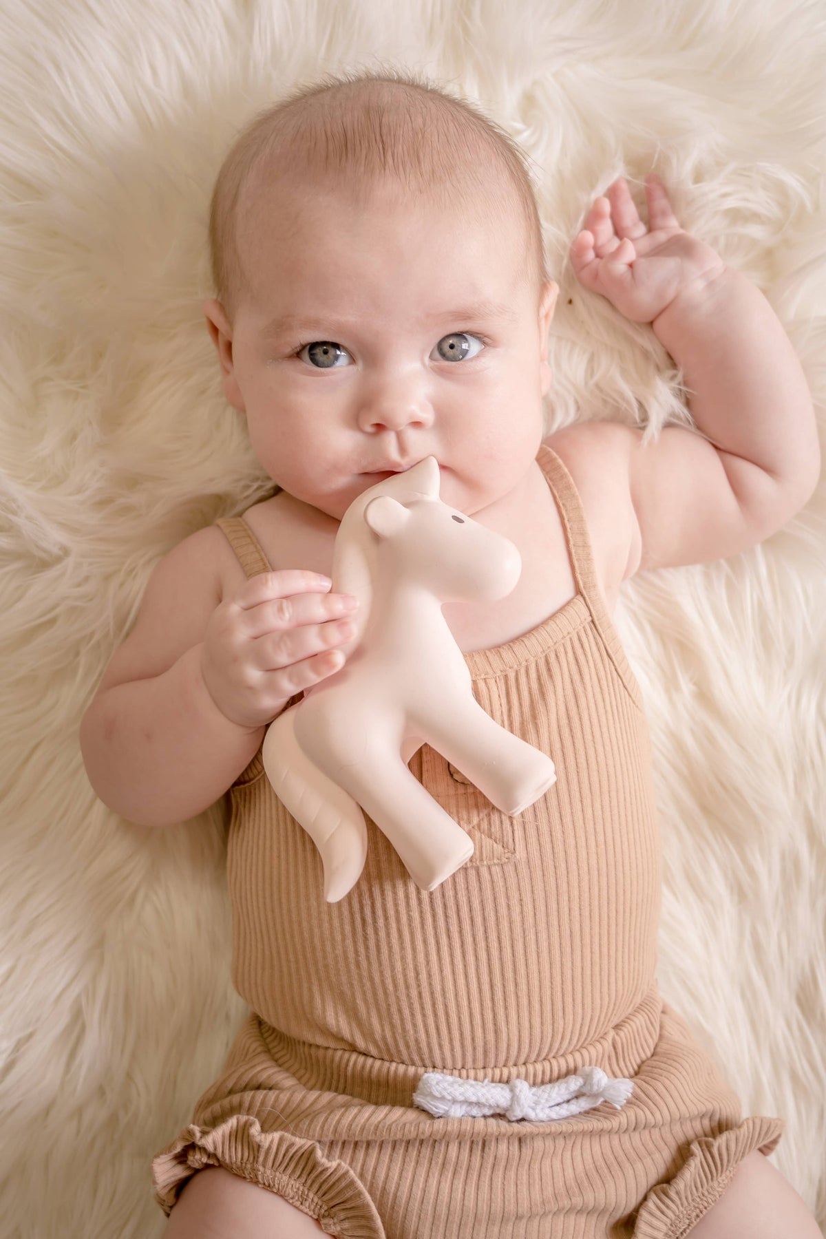 Marshmallow Soft Nat. Rubber Rattles, Bath Toys & Teethers Set
