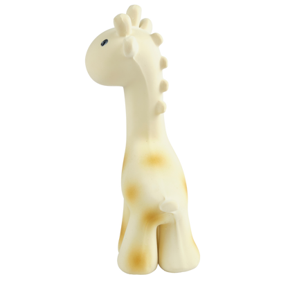 Natural Organic Rubber Teether, Rattle & Bath Toy