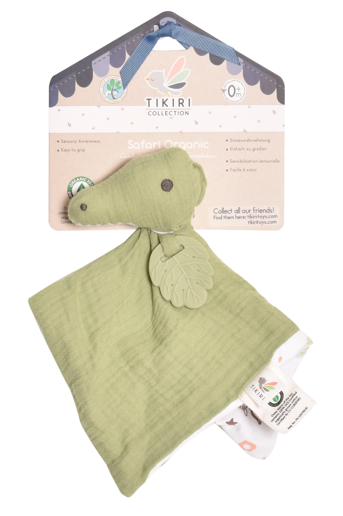 Safari Organic Animal Comforter