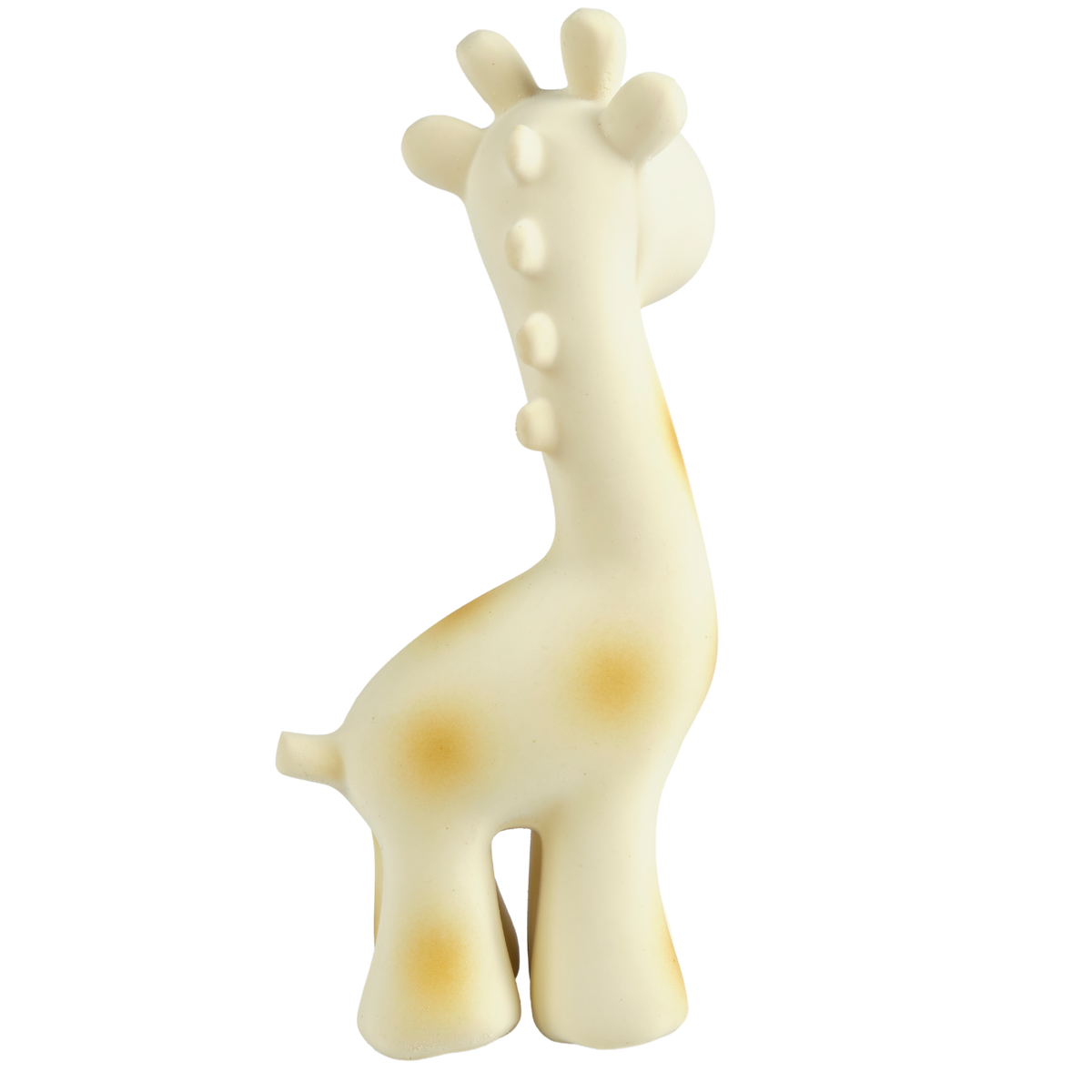 Natural Organic Rubber Teether, Rattle & Bath Toy