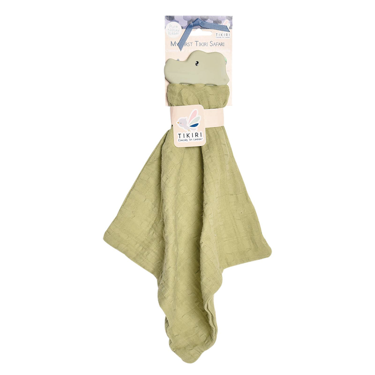 Muslin Comforter with Natural Rubber Teether