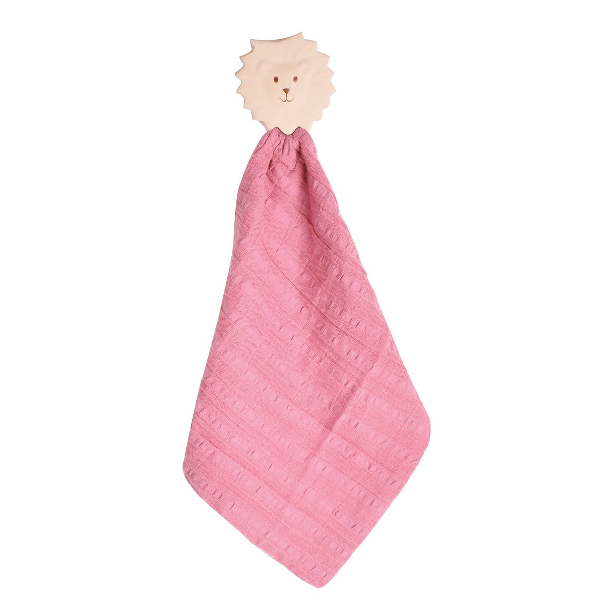 Muslin Comforter with Natural Rubber Teether